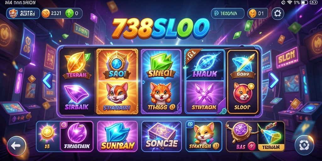 Tampilan menarik dari gameplay 738SLOT yang mengasyikkan.