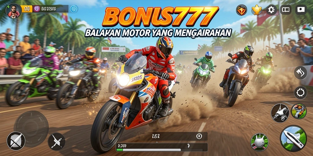 Gameplay seru dan penuh adrenalin di BONUS777.