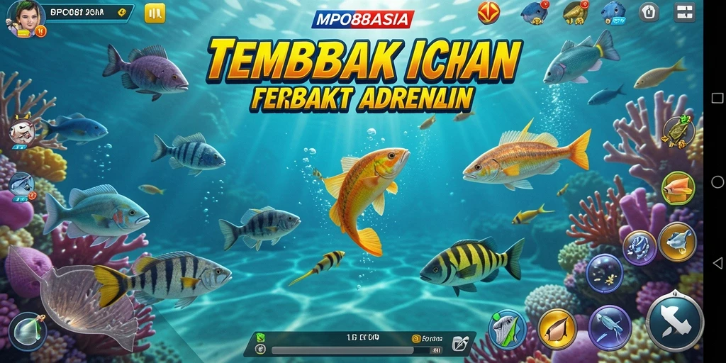 Screenshot MPO88ASIA menampilkan aksi seru bermain Tembak Ikan.