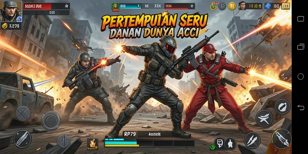 Tangkapan layar gameplay RP79 menampilkan aksi seru dan grafis yang memukau.